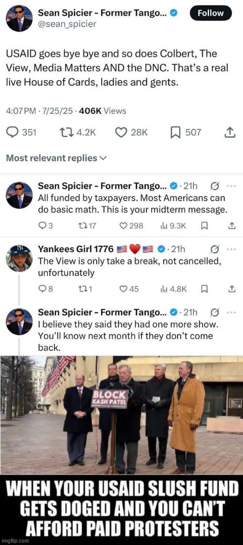 USAID = dem slush fund | image tagged in usaid,dem slush fund | made w/ Imgflip meme maker