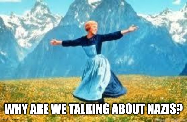 Look At All These Meme | WHY ARE WE TALKING ABOUT NAZIS? | image tagged in memes,look at all these | made w/ Imgflip meme maker