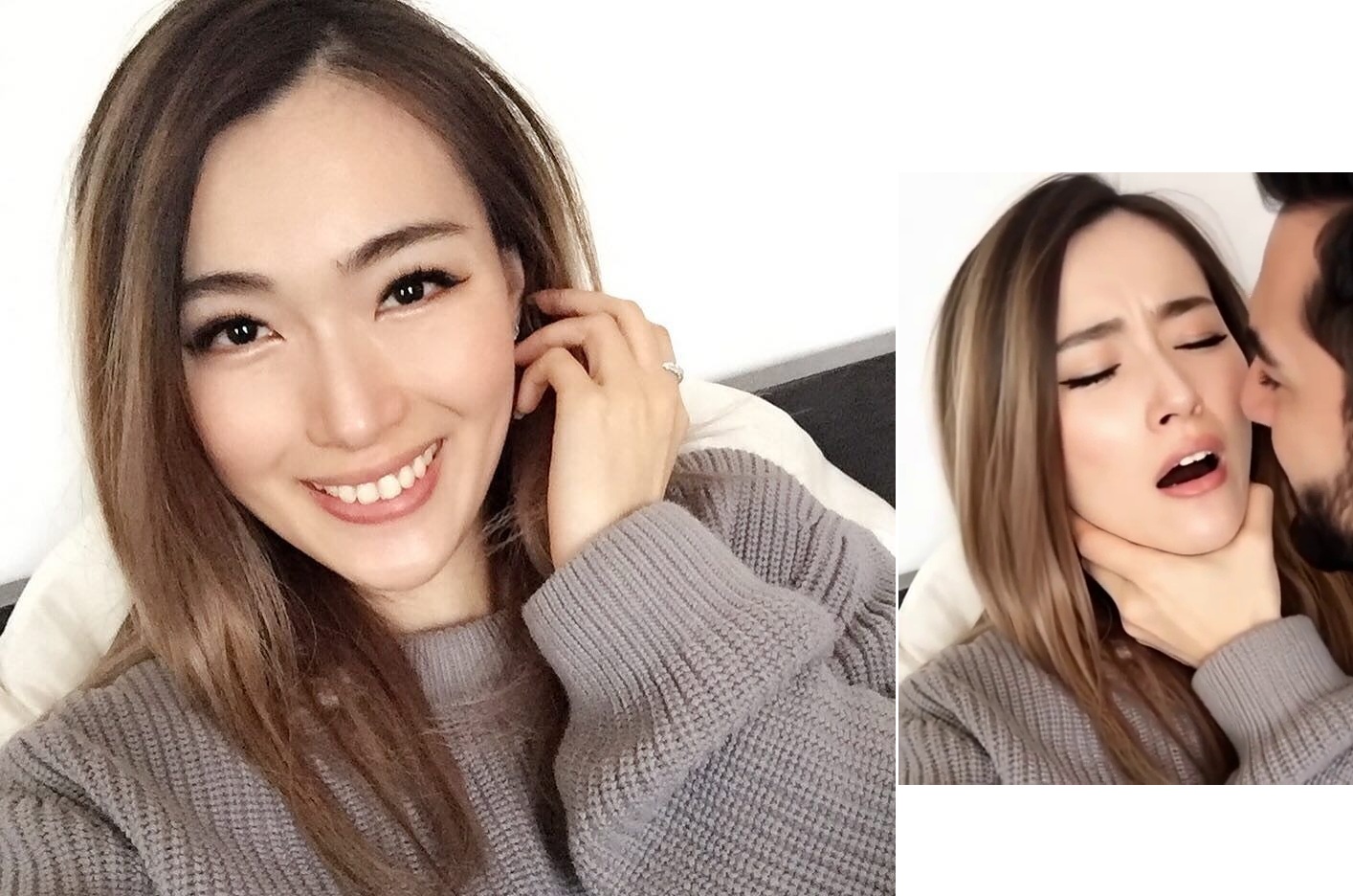 Choke girlfriend Blank Meme Template