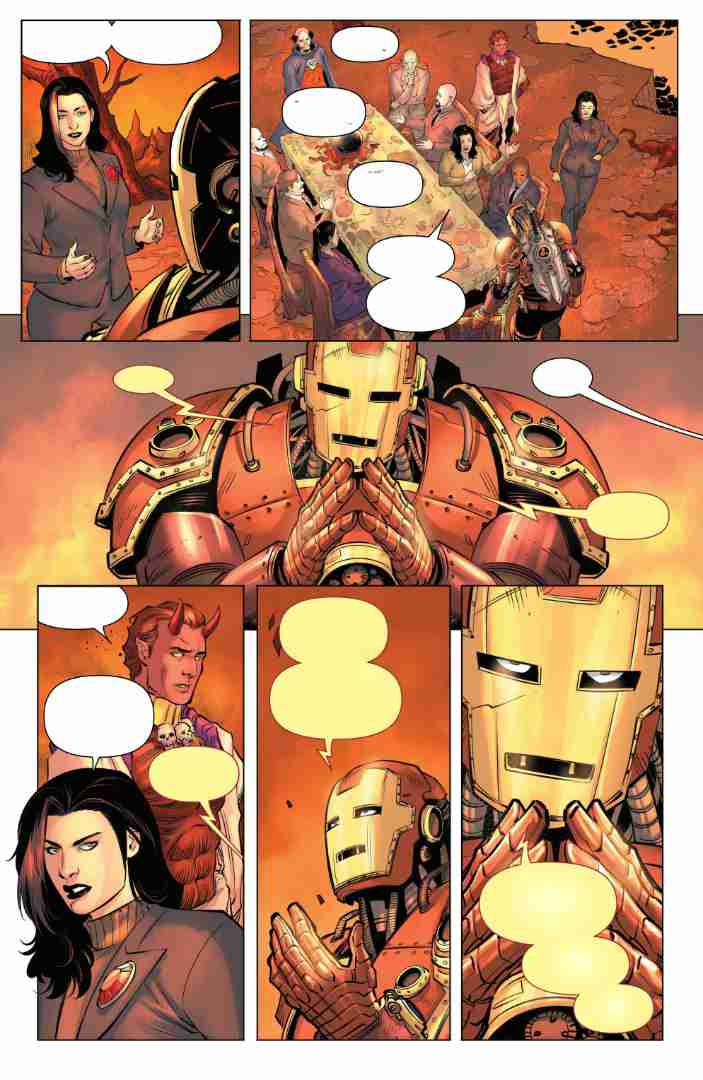 Iron Man Negociating Blank Meme Template