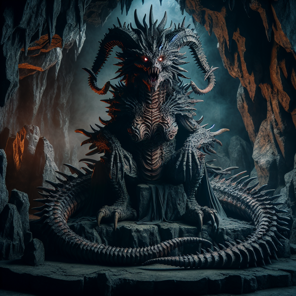 Horrid demon lizard queen Blank Meme Template