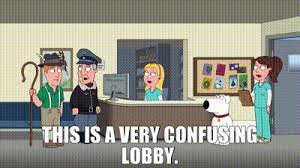 This is a very confusing lobby Blank Meme Template