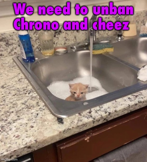 Baf | We need to unban Chrono and cheez | image tagged in baf | made w/ Imgflip meme maker