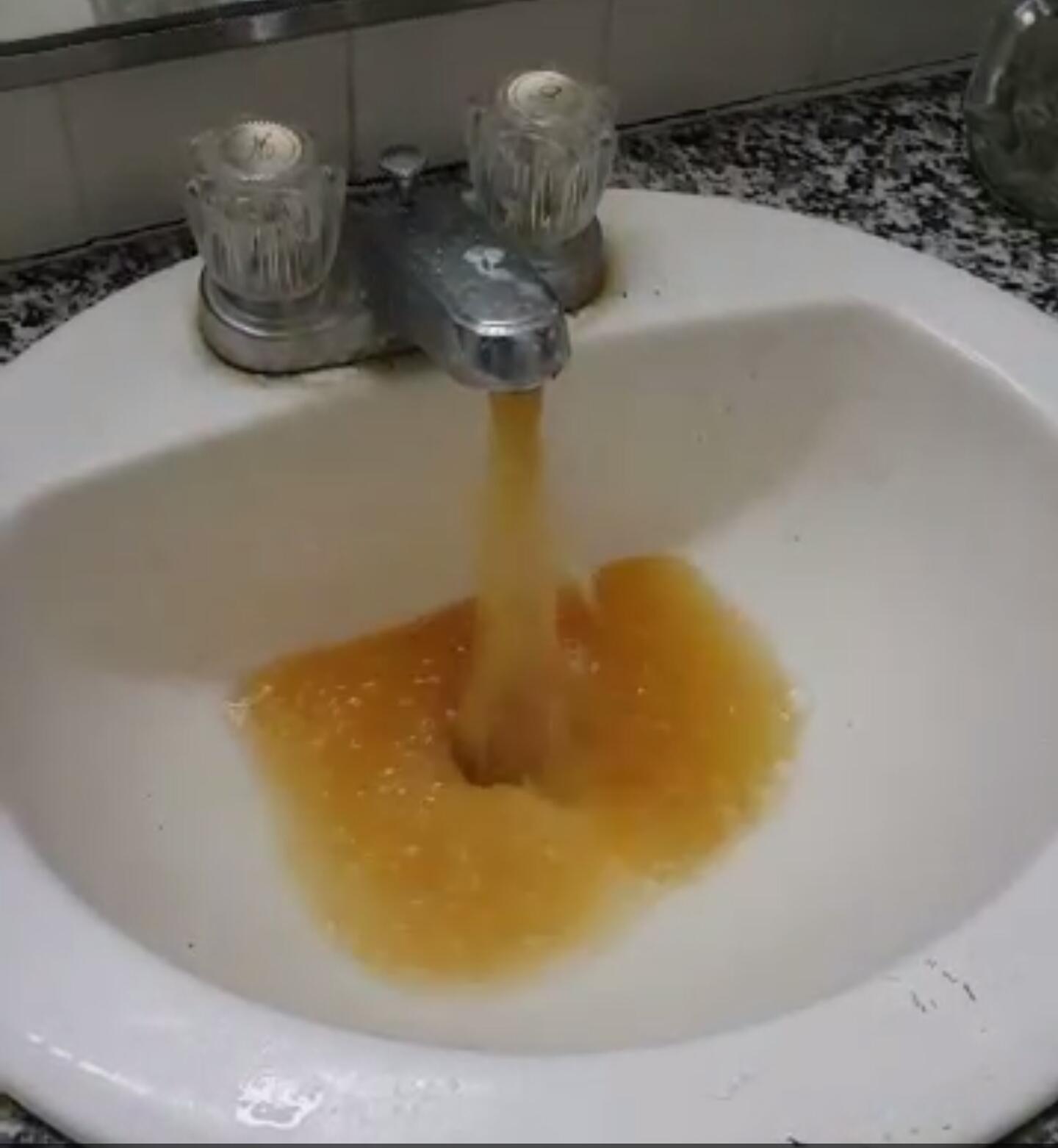 Muddy tap water Blank Meme Template