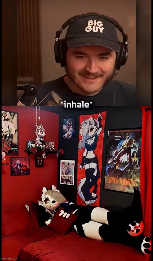 WTF, enderparrot was in a jschlatt video?! | image tagged in memes,shitpost,enderparrot,dawnbad,luna,hazbin hotel | made w/ Imgflip meme maker