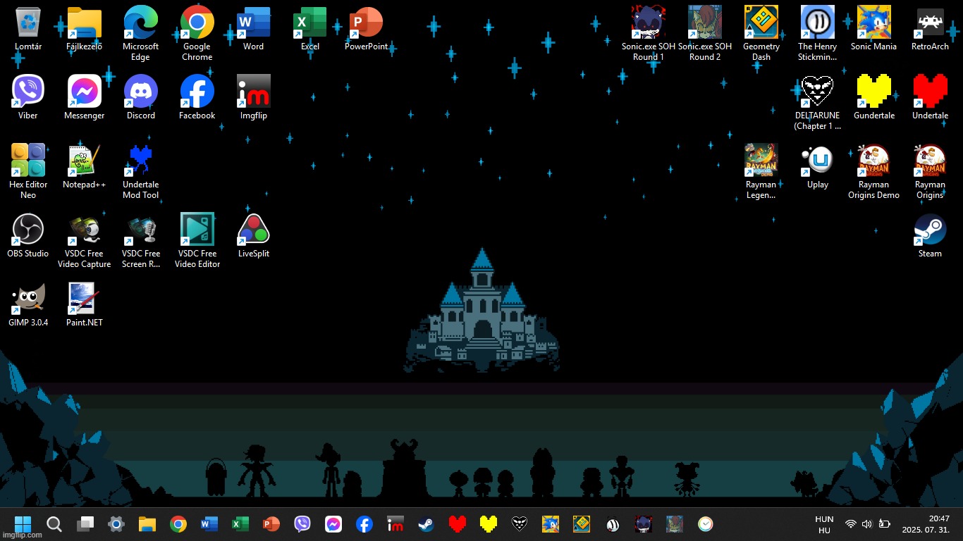 heya. I reached 70K. Here is my desktop: | image tagged in sans of topic | made w/ Imgflip meme maker
