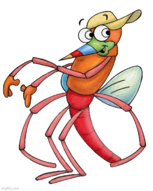 Cococinel 1992 (Cocomiel) Taggy the Mosquito | image tagged in insect,mosquito,cococinel | made w/ Imgflip meme maker