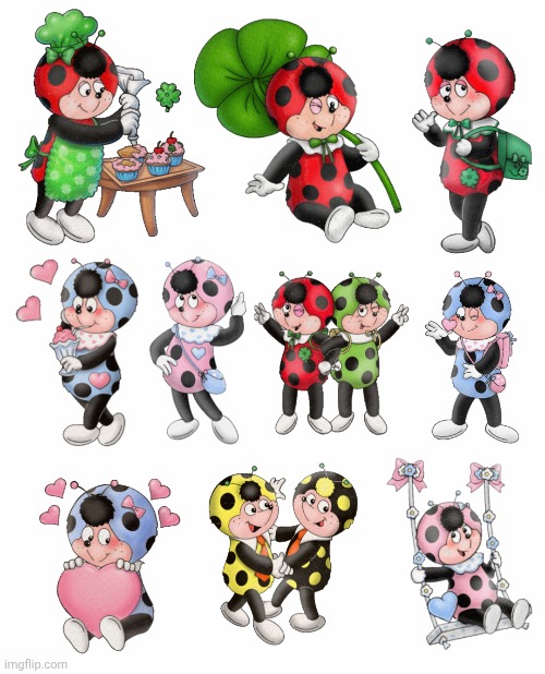 Cococinel 1992 (Cocomiel) ladybug heroine cartoon magic clover | image tagged in cococinel | made w/ Imgflip meme maker