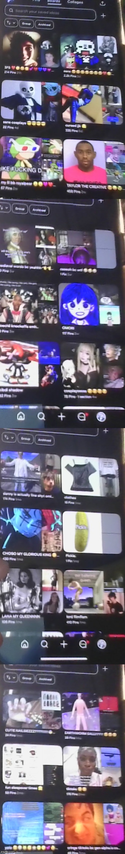 one of three pinterest accts | made w/ Imgflip meme maker