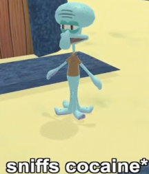 sniffs cocaine* Blank Meme Template