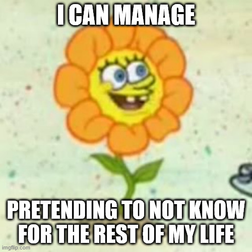 spongebob in blissfull ignorance Blank Meme Template