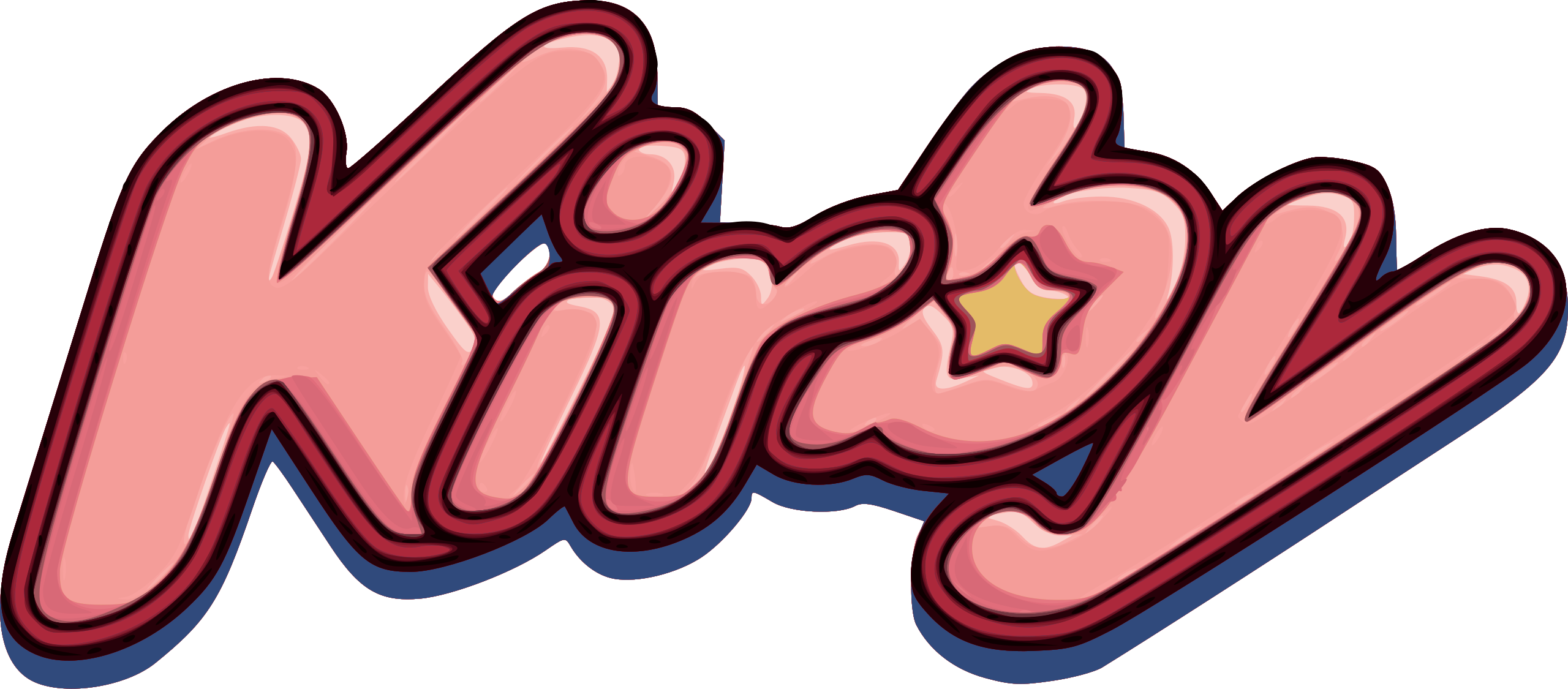 Kirby logo(words only) Blank Meme Template