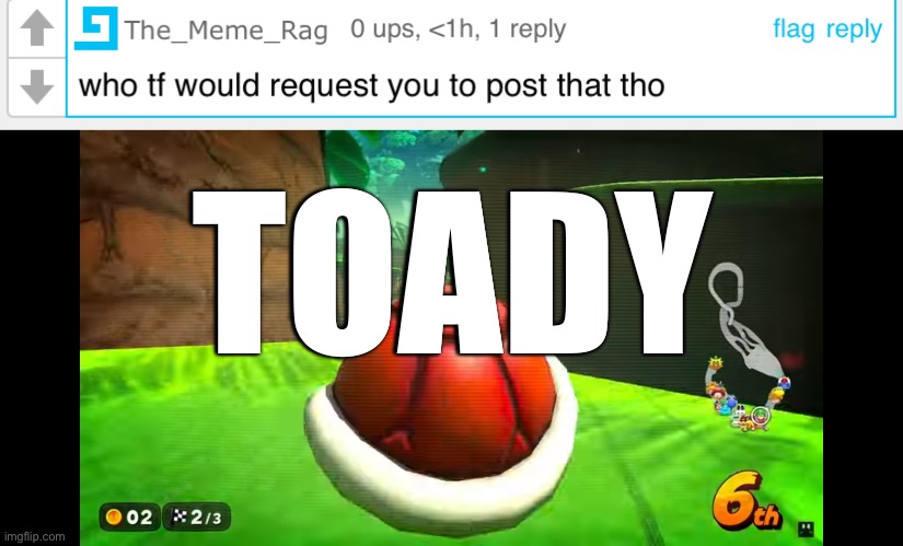 Comment banned | TOADY | made w/ Imgflip meme maker