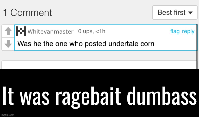 Auditor said it was ragebait. Not me. I guess I’m the r-word for assuming otherwise | It was ragebait dumbass | made w/ Imgflip meme maker