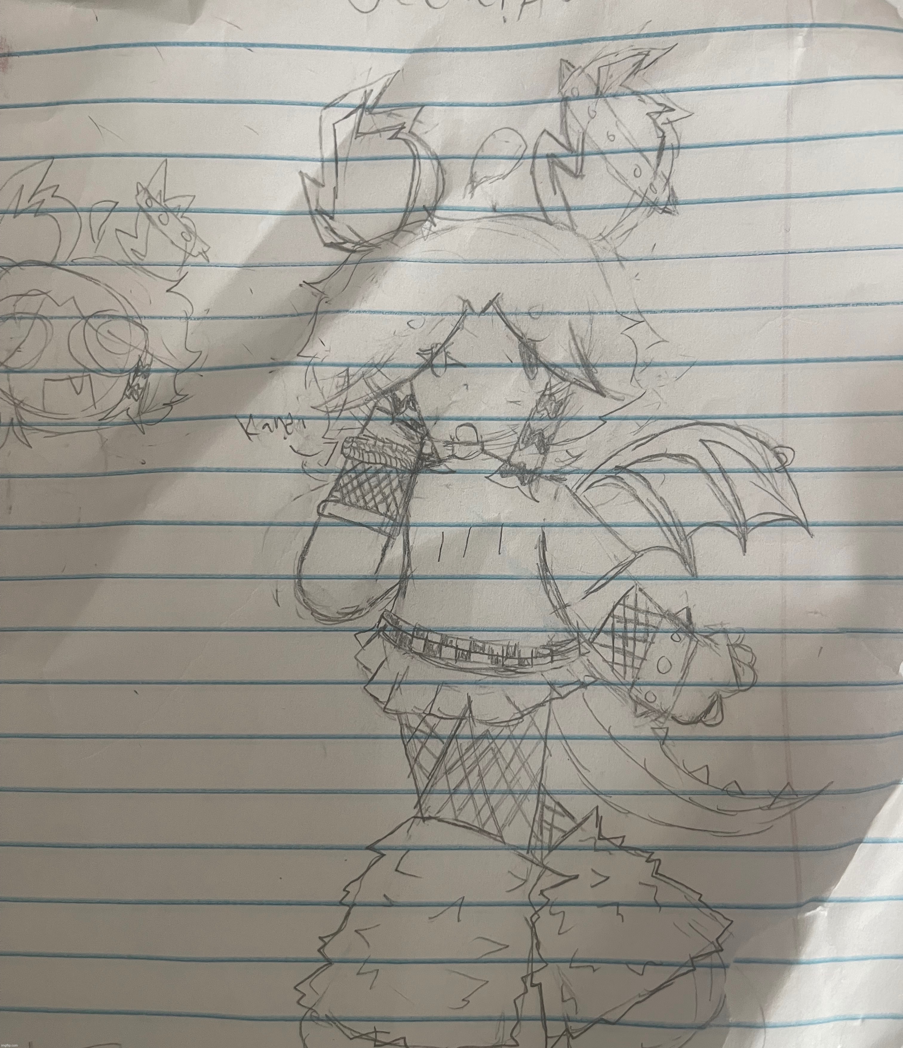 old art of my p! oc from january | made w/ Imgflip meme maker