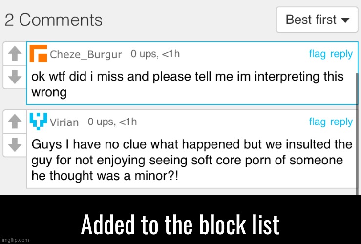 I said I’m throwing everyone in there, I’m throwing everyone in there | Added to the block list | made w/ Imgflip meme maker