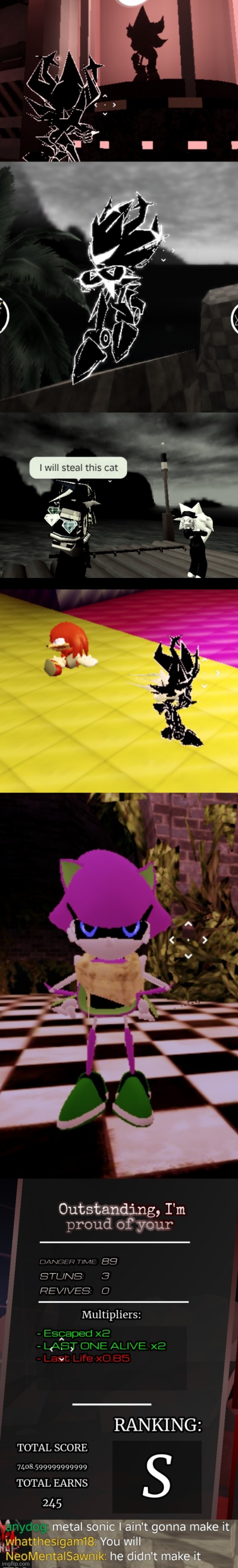 A collection of Outcome Memories screenshots | made w/ Imgflip meme maker