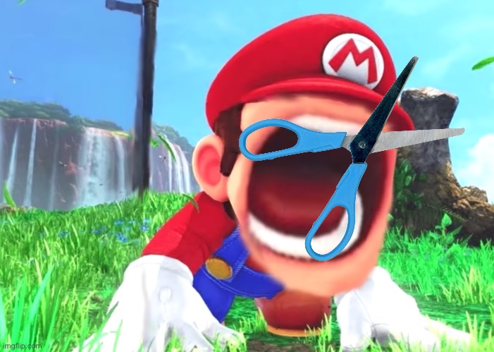 Mario screaming | image tagged in mario screaming | made w/ Imgflip meme maker