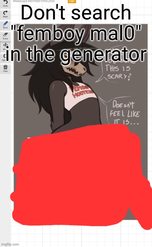 femboy mal0 | Don't search "femboy mal0" in the generator | image tagged in femboy mal0 | made w/ Imgflip meme maker