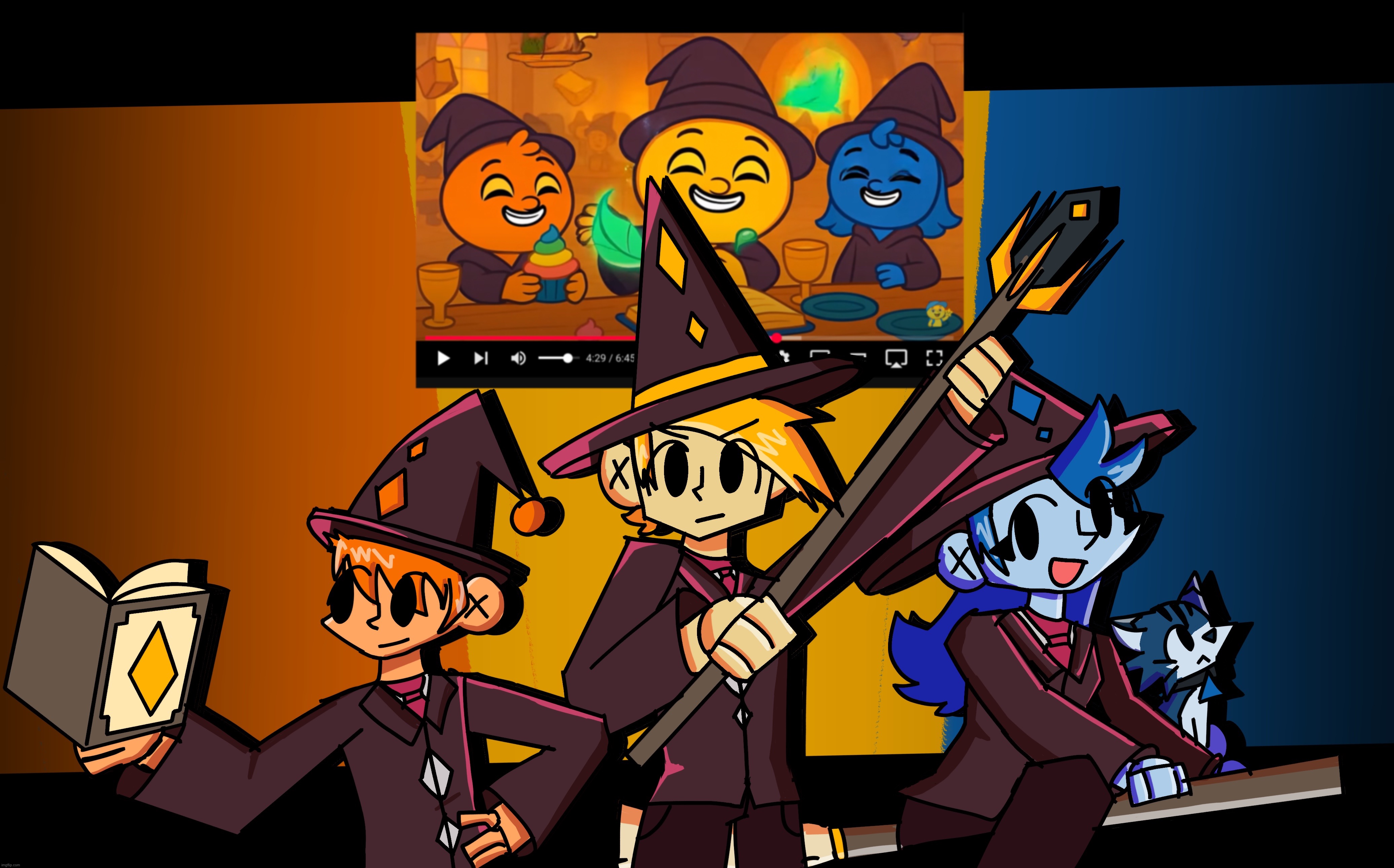 Bimo’s Magic School | image tagged in ai slop sucks | made w/ Imgflip meme maker