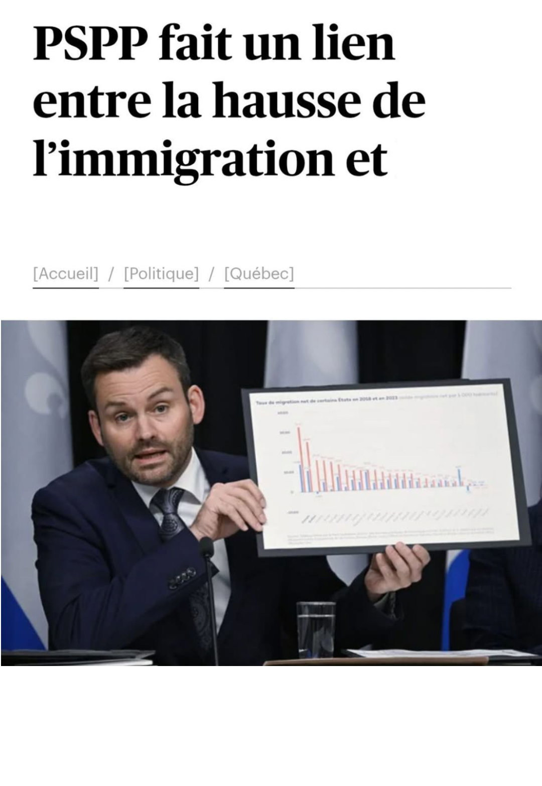Ppsp fait un lien entre la hausse de l’immigration et Blank Meme Template