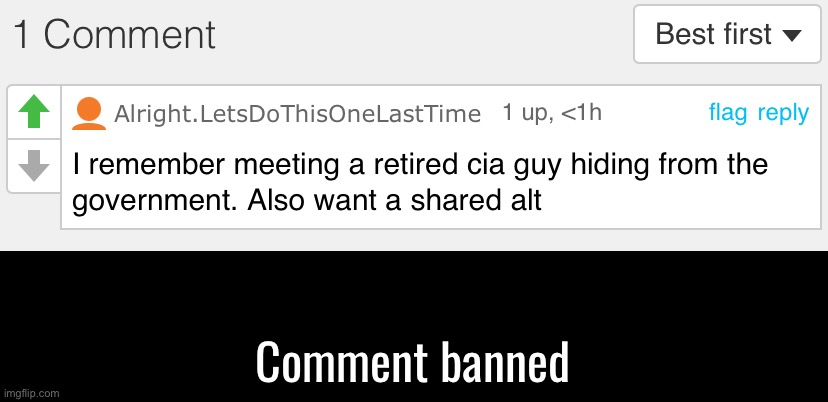I’m good bro | Comment banned | made w/ Imgflip meme maker