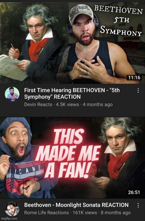 if youtube existed in the 1700 (Beethoven the goat fr fr) | image tagged in memes | made w/ Imgflip meme maker