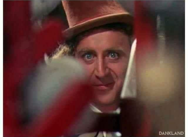 Menacing Willy Wonka Blank Meme Template