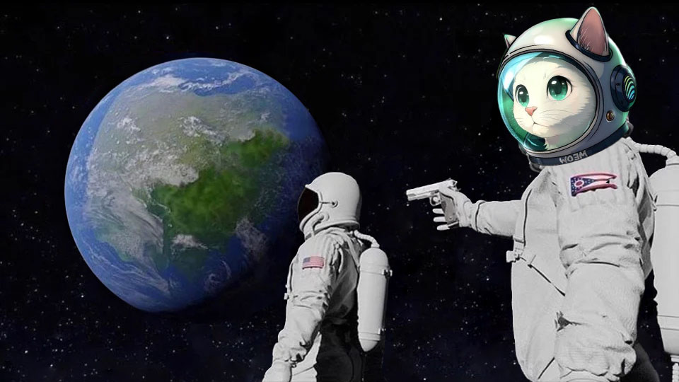 ALWAYS HAS BEEN (WEREMEOW) Blank Meme Template