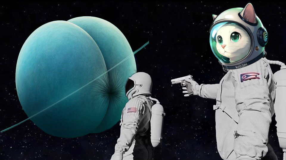 ALWAYS HAS BEEN (URANUS WEREMEOW) Blank Meme Template