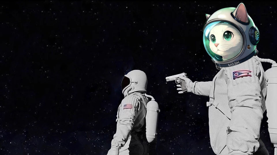 ALWAYS HAS BEEN (NO EARTH, WEREMEOW) Blank Meme Template