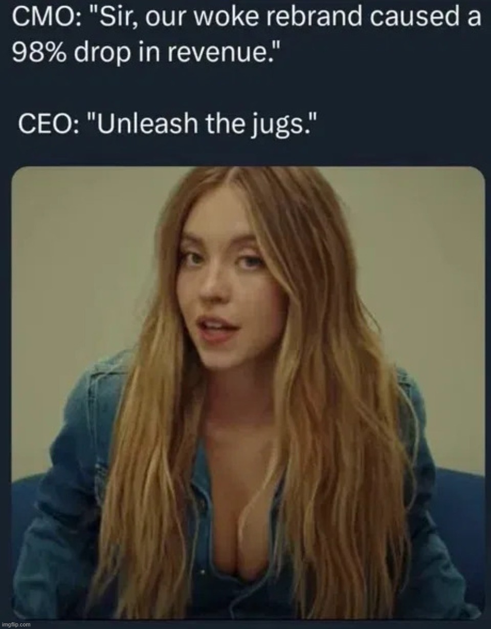 Unleash the Jugs! | image tagged in jugs,hooters,hooters girls,titties,woke,sjw triggered | made w/ Imgflip meme maker