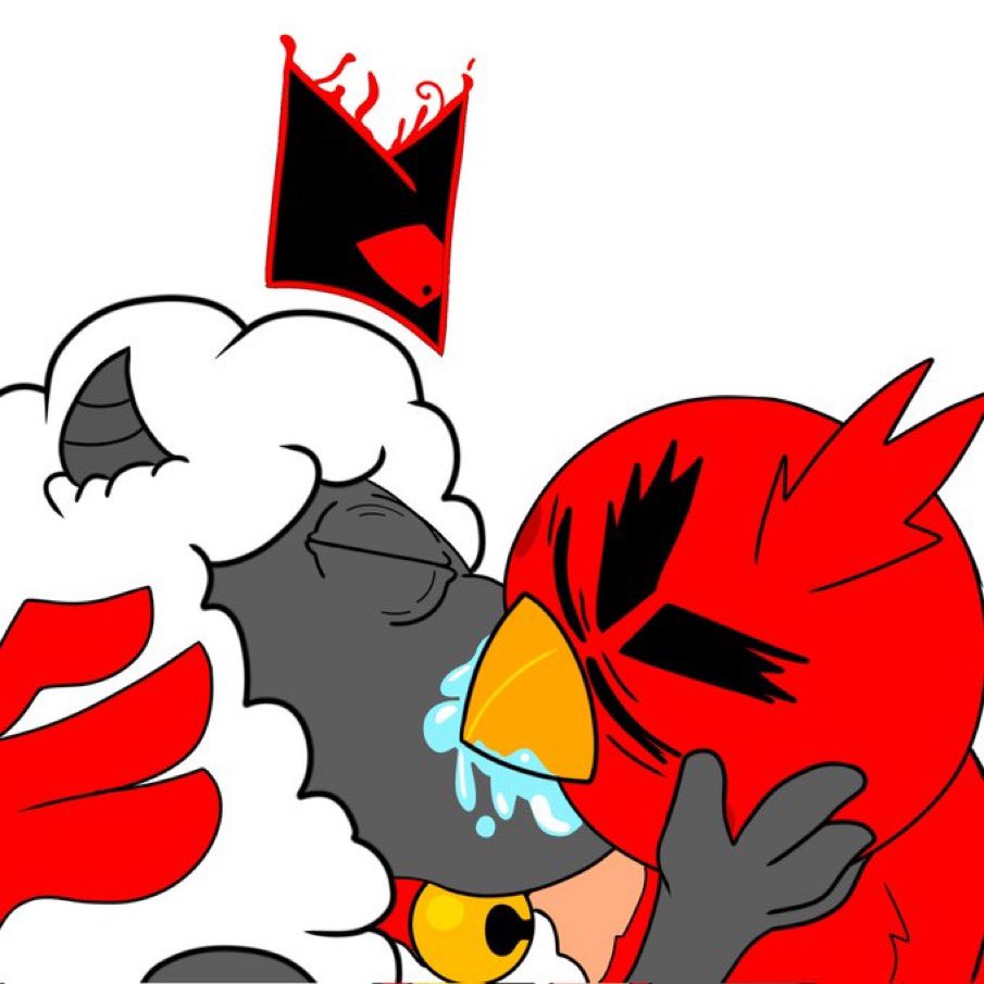 Cult of the Lamb x Angry Birds Blank Meme Template