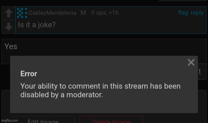 Wasn't expecting it to be featured at all (OakleyMendelevia: I just freed you but please don't type anything inappropriate) | made w/ Imgflip meme maker