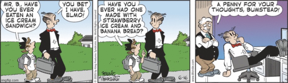 Blondie | image tagged in comics | made w/ Imgflip meme maker