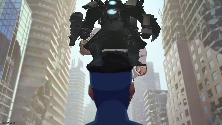 Stand ready for my arrival | image tagged in skibidi toilet,invincible | made w/ Imgflip meme maker