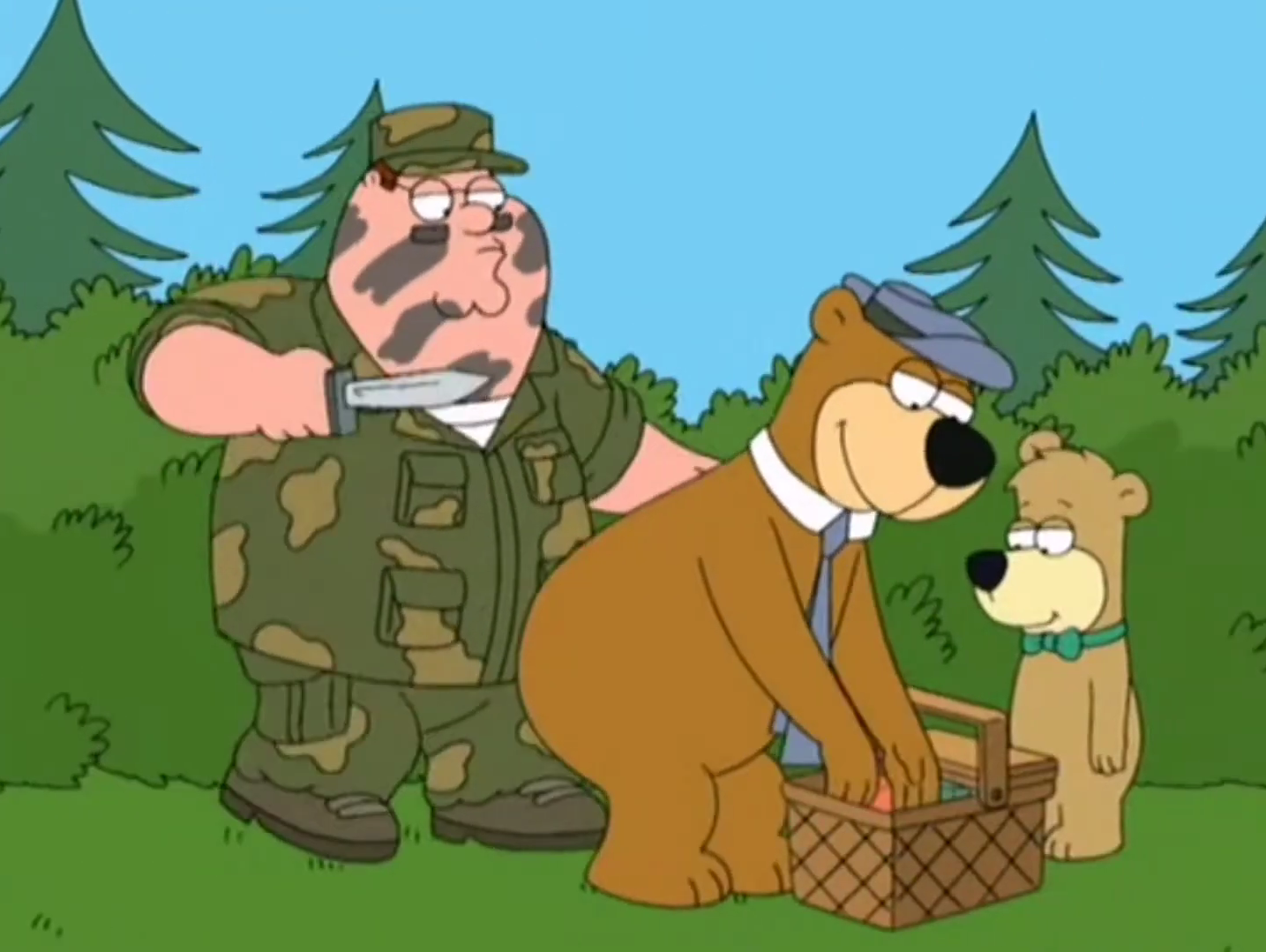 peter griffin yogi bear family guy Blank Meme Template