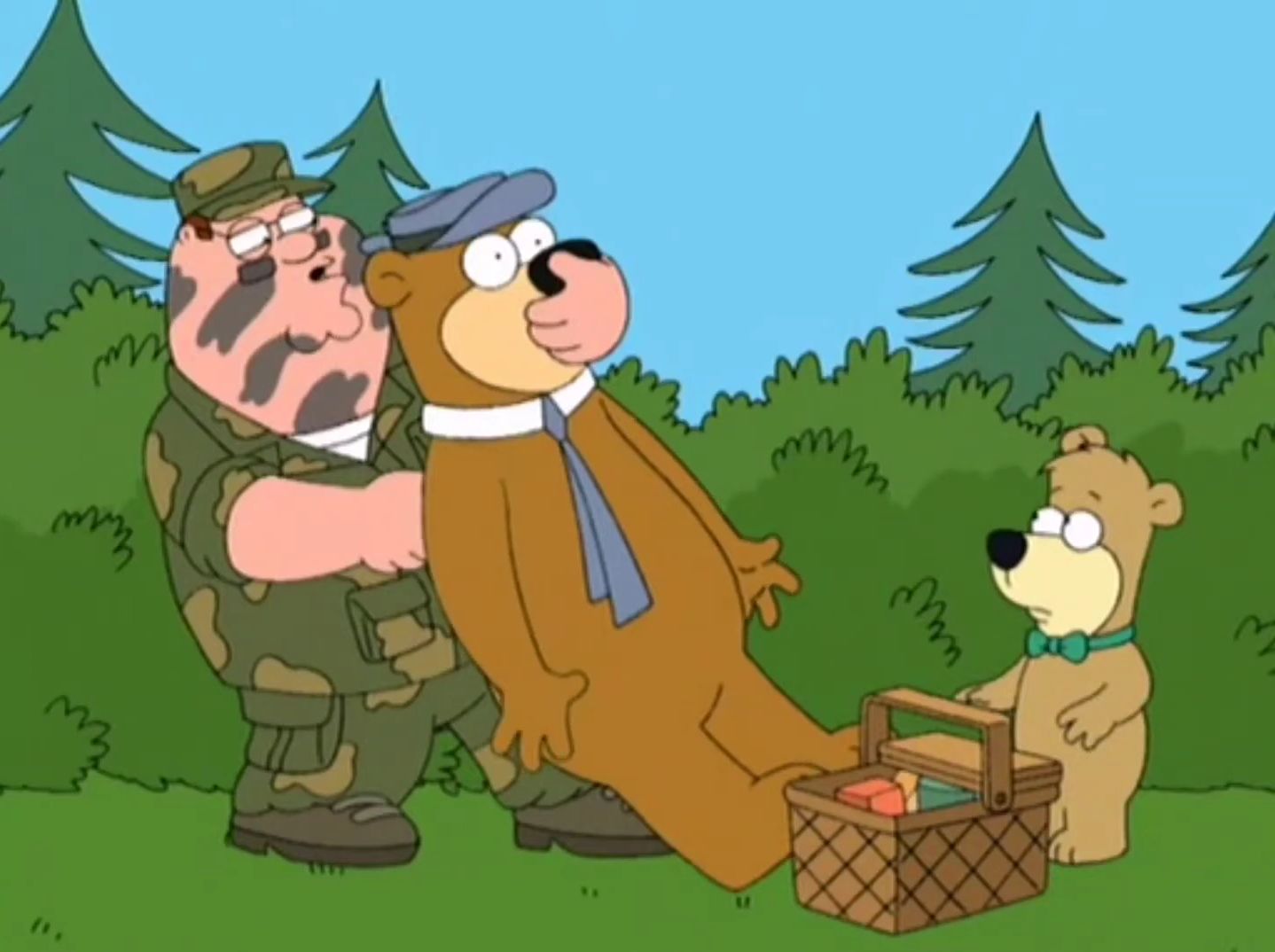 yogi bear peter griffin Blank Meme Template