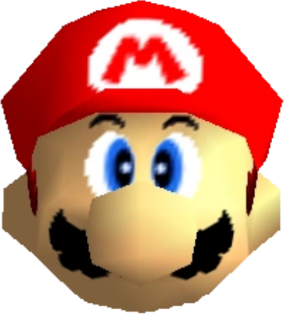 SM64 Mario head Blank Meme Template