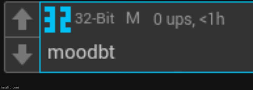 32-Bit says moodbt | image tagged in modbot | made w/ Imgflip meme maker
