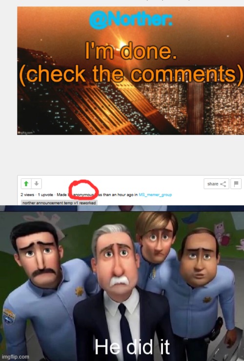 we lost a real one... | image tagged in megamind i did it | made w/ Imgflip meme maker