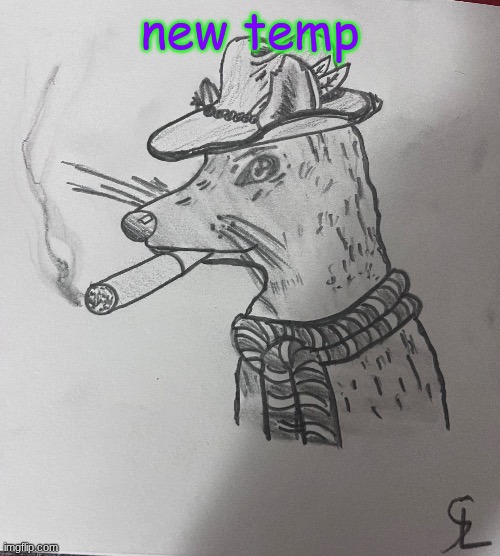cool ass rat smoking a fat one(credits to -SL-Artistic) | new temp | image tagged in cool ass rat smoking a fat one credits to -sl-artistic | made w/ Imgflip meme maker