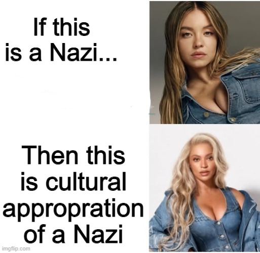If this is a Nazi... Then this is cultural appropration of a Nazi | image tagged in sydney | made w/ Imgflip meme maker