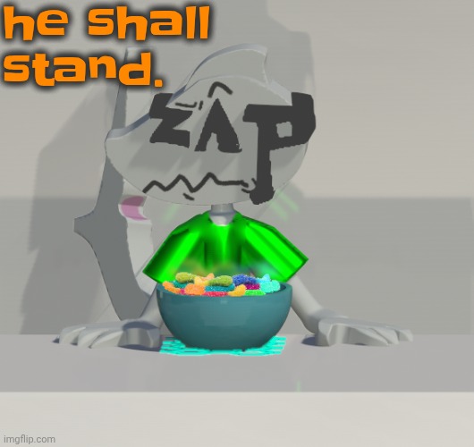 Are these gummy worms? (don't ask why the render is so crisp) | he shall stand. | image tagged in are these gummy worms don't ask why the render is so crisp | made w/ Imgflip meme maker