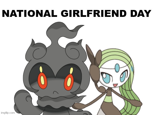 National Girlfriend Day.mp3 | image tagged in kage and melody,melody,kage | made w/ Imgflip meme maker
