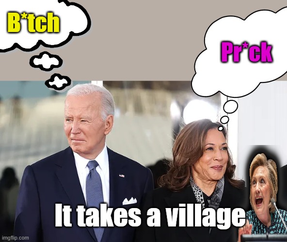 A Perfect match | B*tch; Pr*ck; It takes a village | made w/ Imgflip meme maker