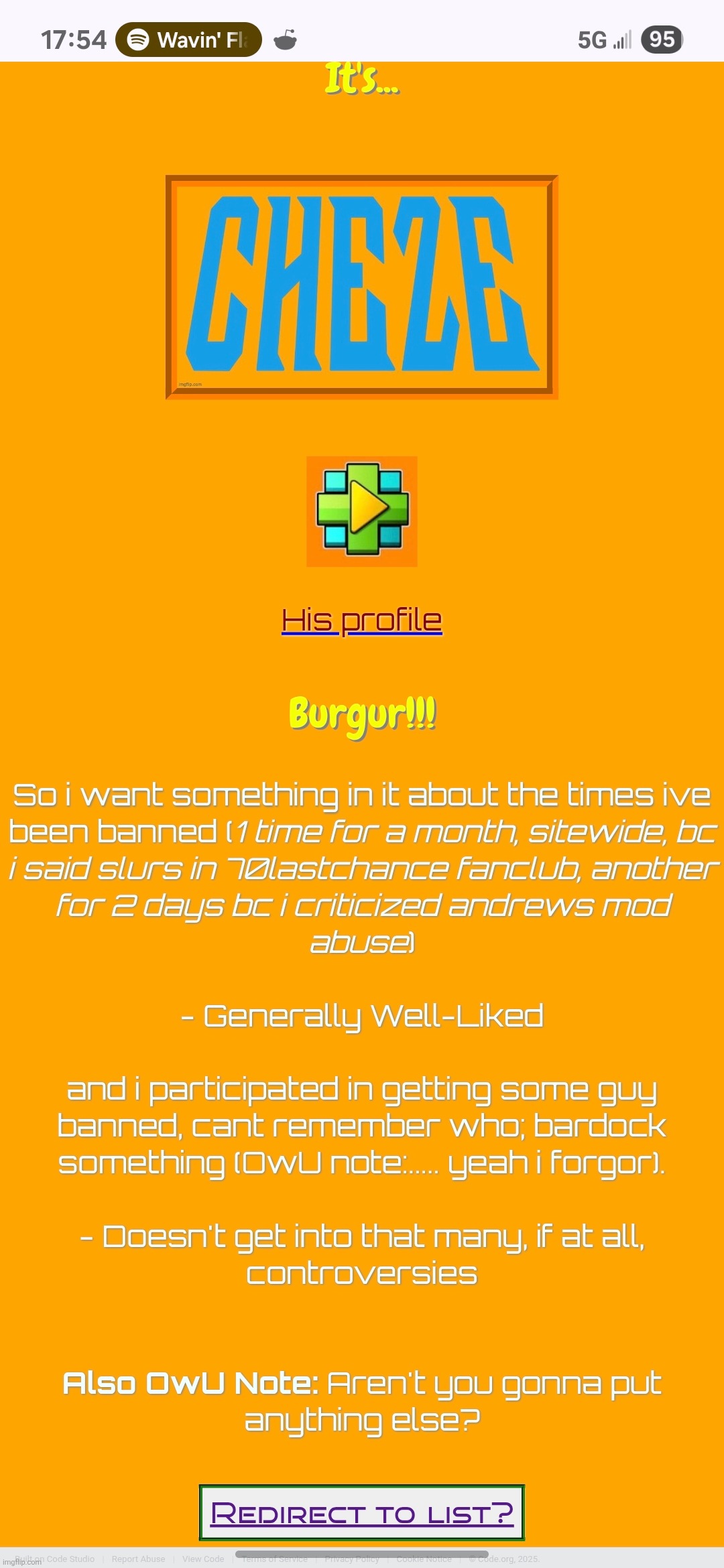 I can't rlly work on the site today or tomorrow as I'm extremely busy | image tagged in rate this | made w/ Imgflip meme maker