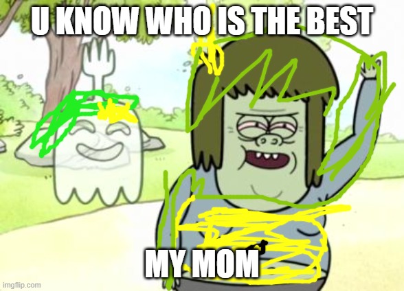 Smash bros be like | U KNOW WHO IS THE BEST; MY MOM | image tagged in muscle man my mom,super smash bros | made w/ Imgflip meme maker