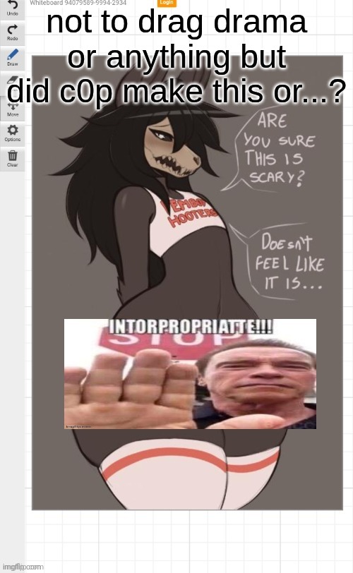 just curious | not to drag drama or anything but did c0p make this or...? | image tagged in femboy mal0 | made w/ Imgflip meme maker