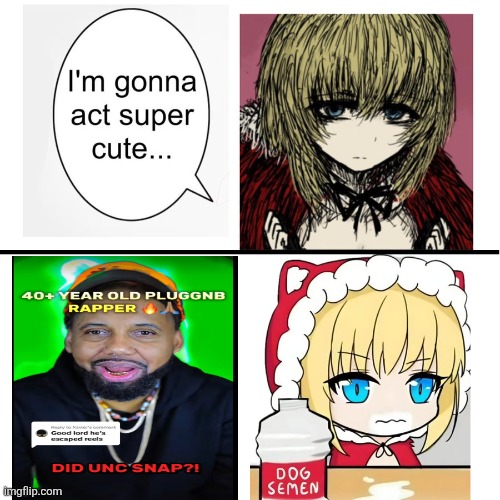 I’m gonna act super cute… | image tagged in i m gonna act super cute | made w/ Imgflip meme maker